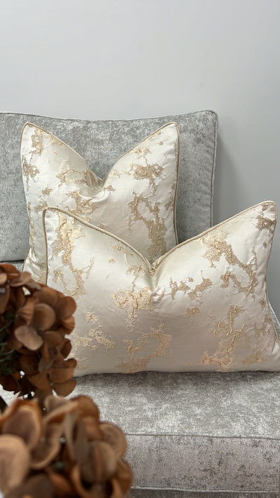 Belmond gold cushion - Luscious Homewares