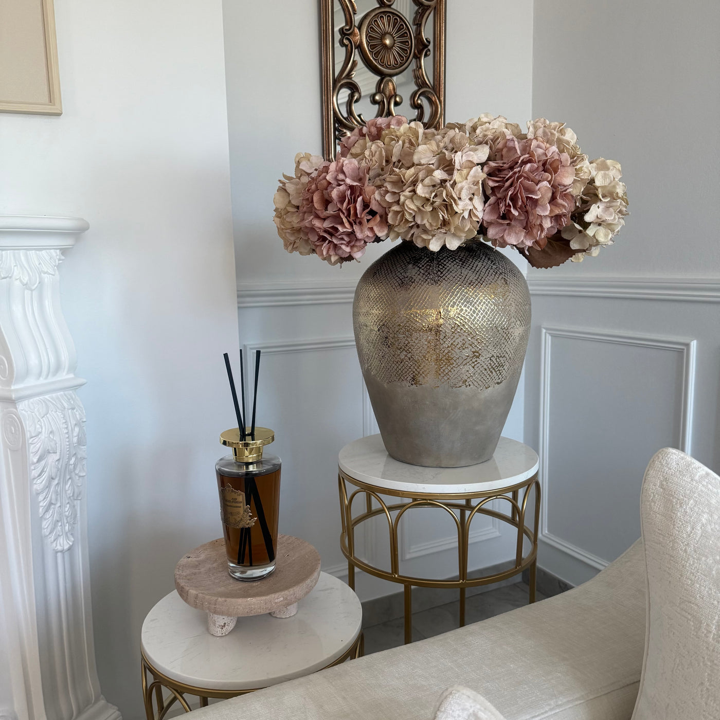 Luxe Mesh gold vase - Luscious Homewares