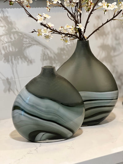 Mirage blown glass vase - Luscious Homewares