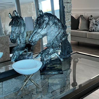 Porcelain Horse statue sculpture - Luscious Homewares
