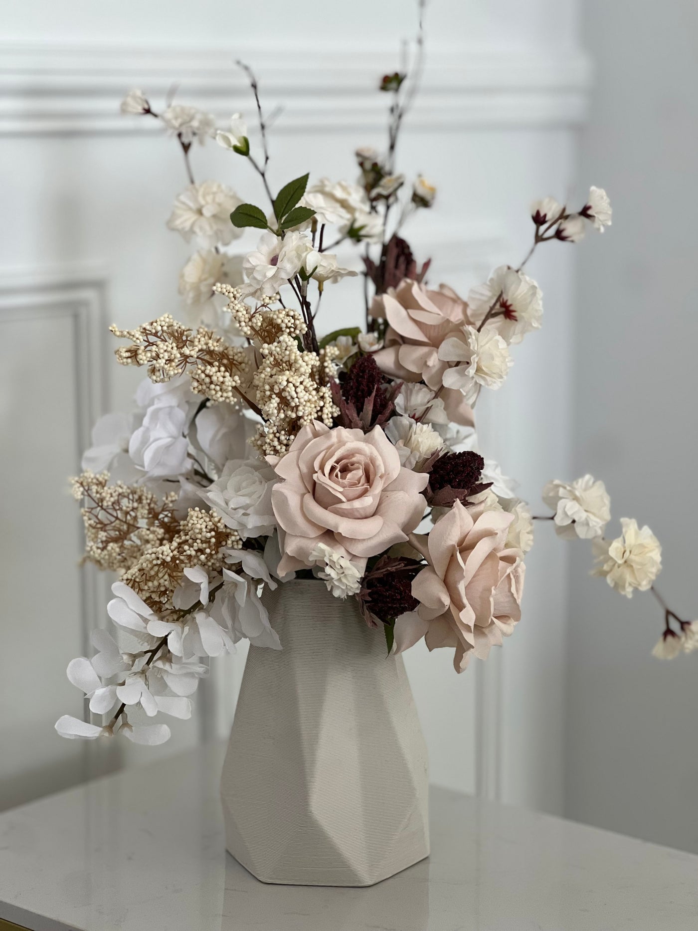 Berry bloom Floral Arrangement - Luscious Homewares