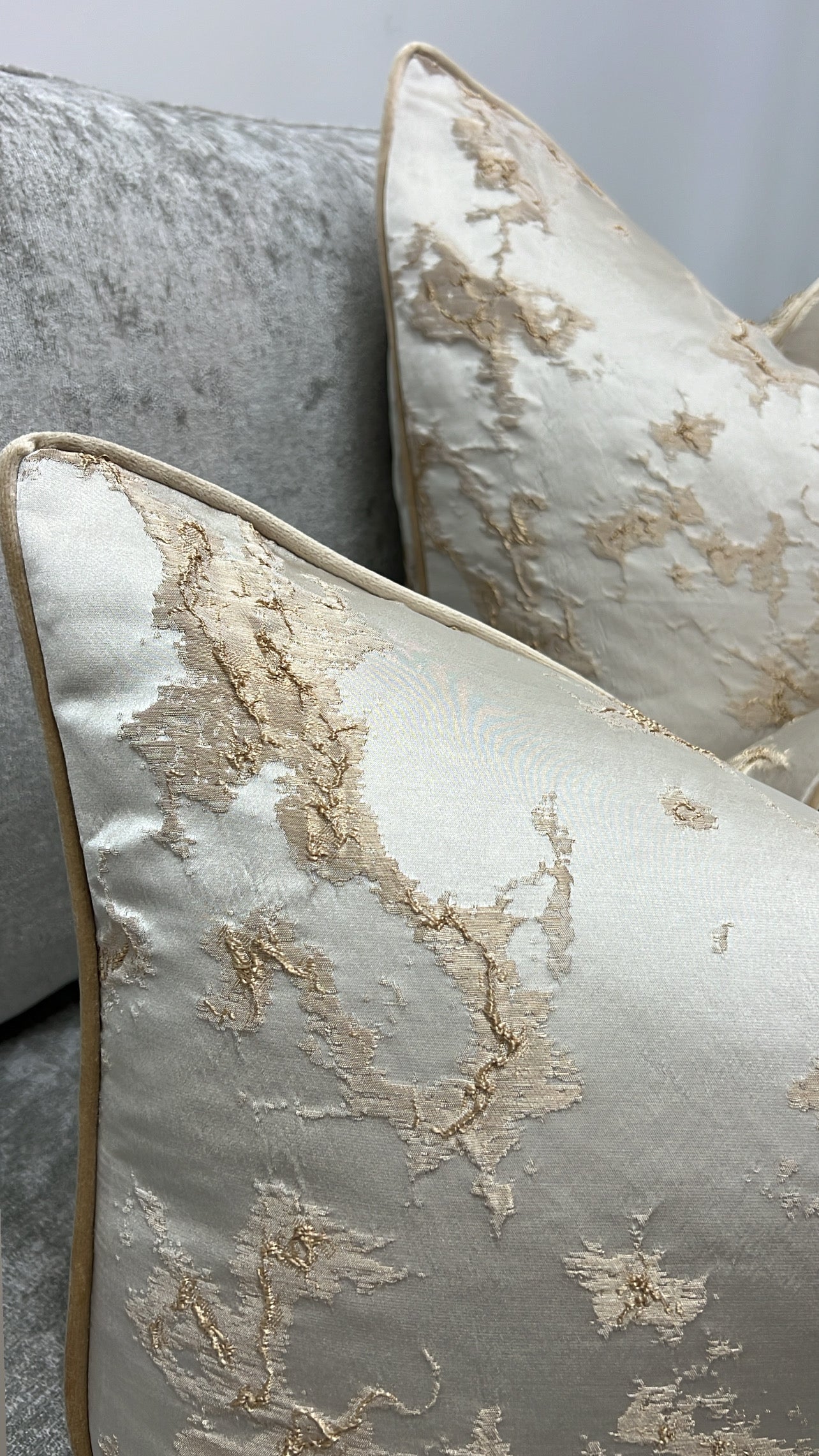 Belmond gold cushion - Luscious Homewares