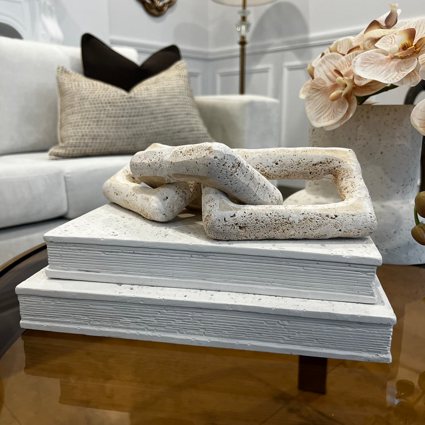 Stone Book set 2 piece - Luscious Homewares