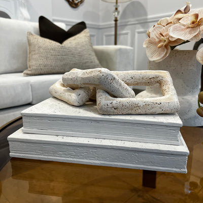Stone Book set 2 piece - Luscious Homewares