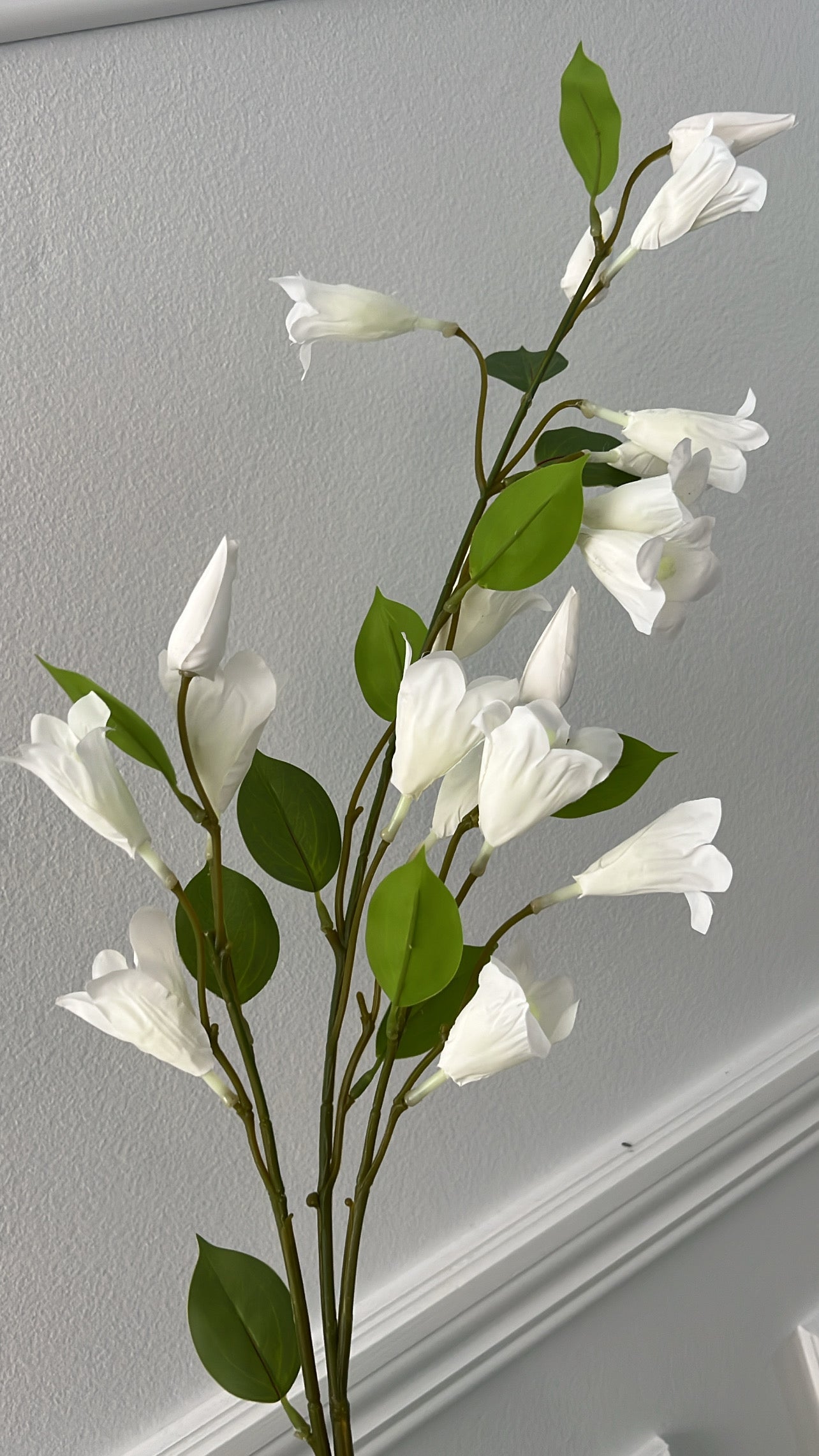 Lily white flower stem - Luscious Homewares