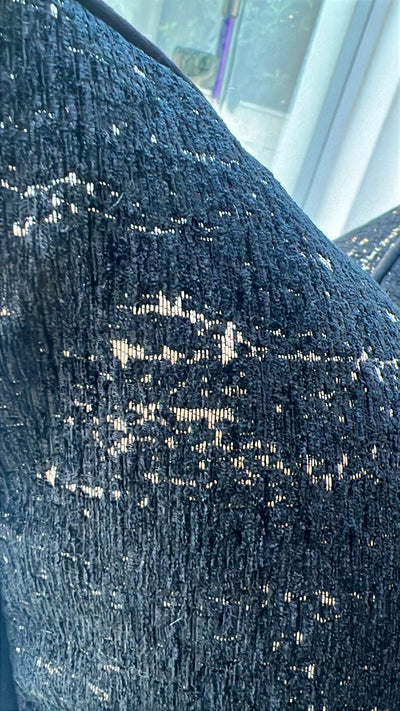 Allure black & nude Cushion - Luscious Homewares