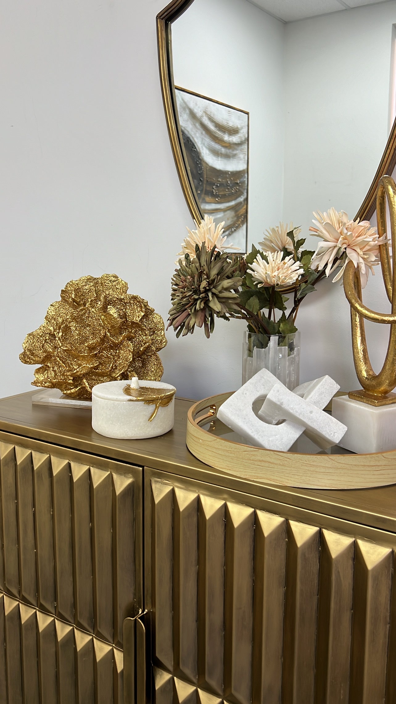 coral gold stand - Luscious Homewares