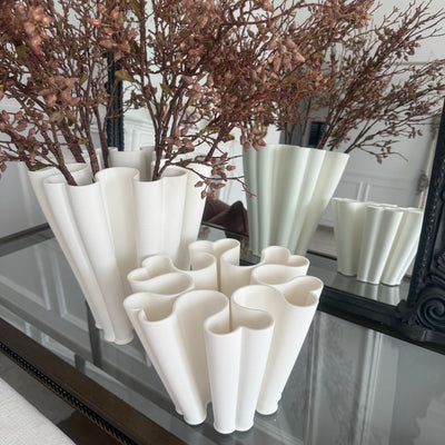 Flare ceramic  3d printed vase - Luscious Homewares