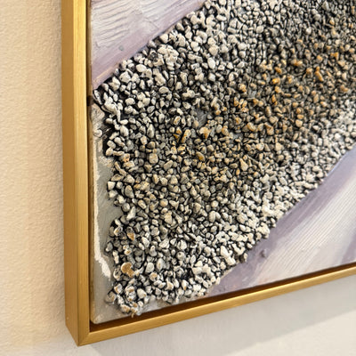 Terracotta wall art gold frame - Luscious Homewares