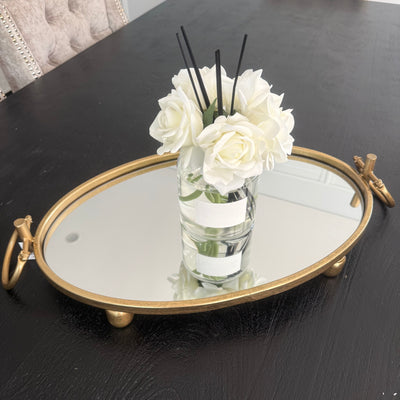 Liberty tray Oval Gold - Luscious Homewares