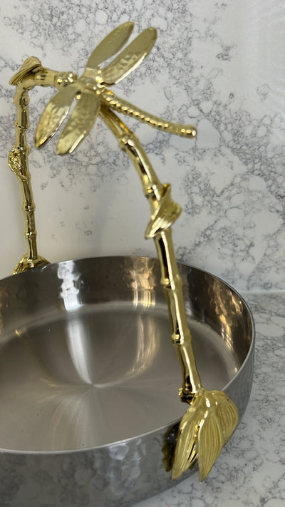 Dragonfly serving / decorative handle tray