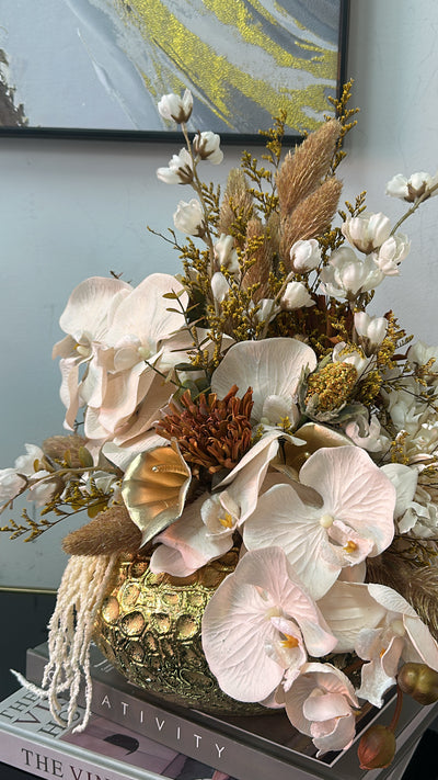Sunkist floral arrangement - Luscious Homewares