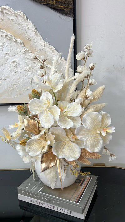 Yellow Bloom floral arrangement - Luscious Homewares