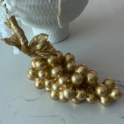 Ripe Resin gold grapes - Luscious Homewares