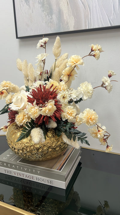 Radiant bloom floral arrangement - Luscious Homewares