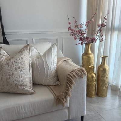 Gold large Floor vase - Luscious Homewares