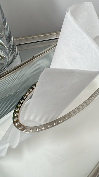 Belvue silver tissue box - Luscious Homewares