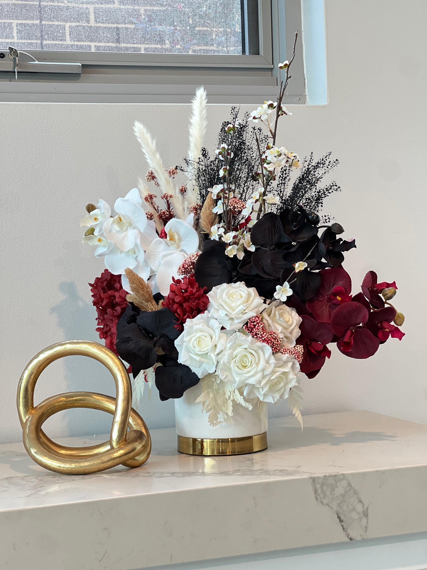 Rubi Jewel Floral Arrangement - Luscious Homewares