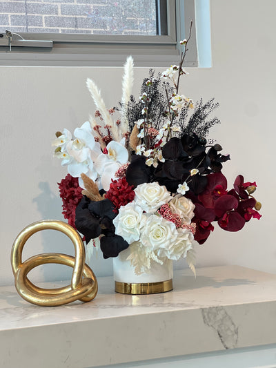 Rubi Jewel Floral Arrangement - Luscious Homewares