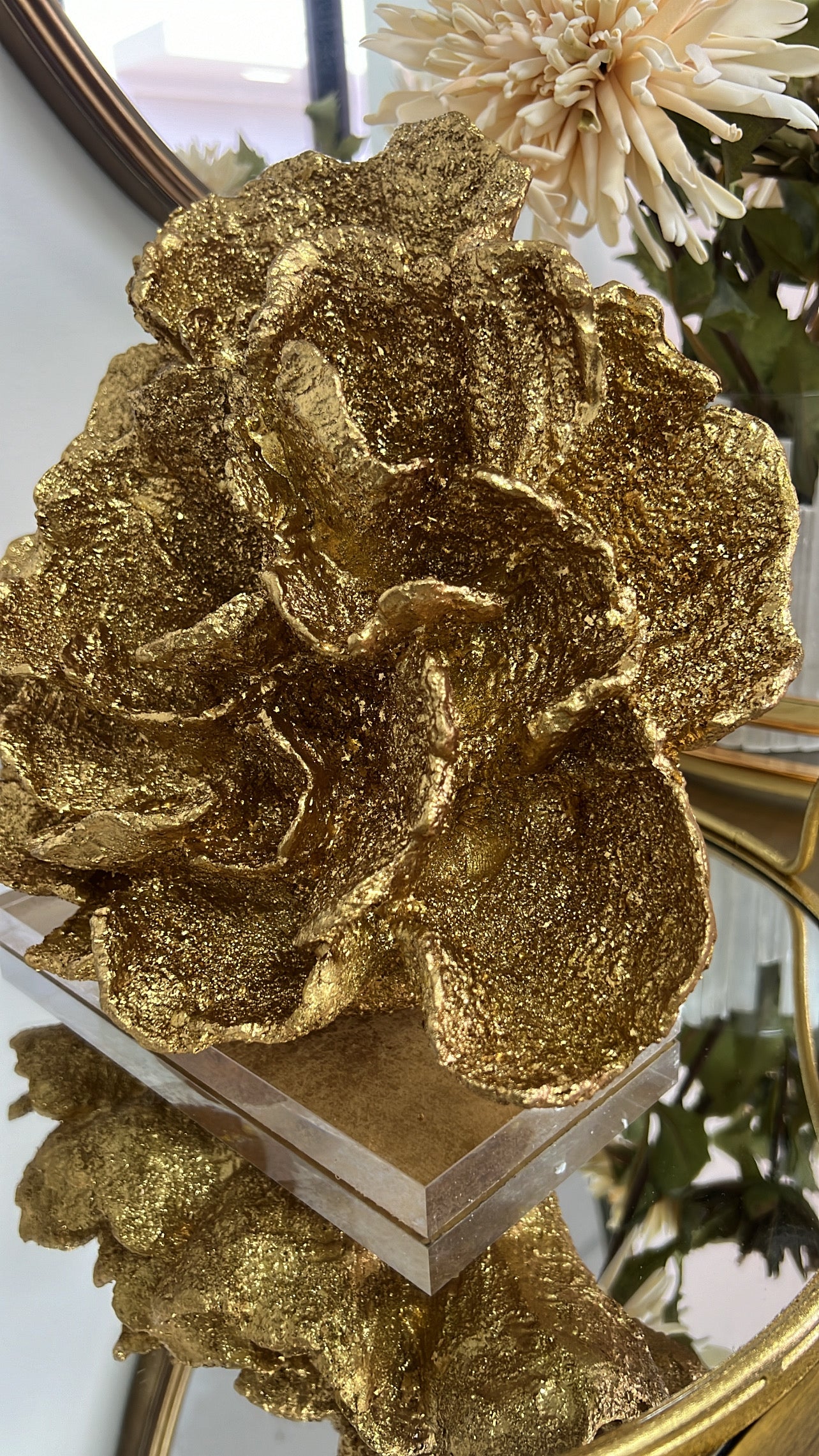 coral gold stand - Luscious Homewares