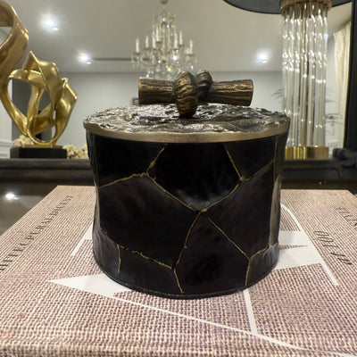 Hammered knot Trinket box - Luscious Homewares