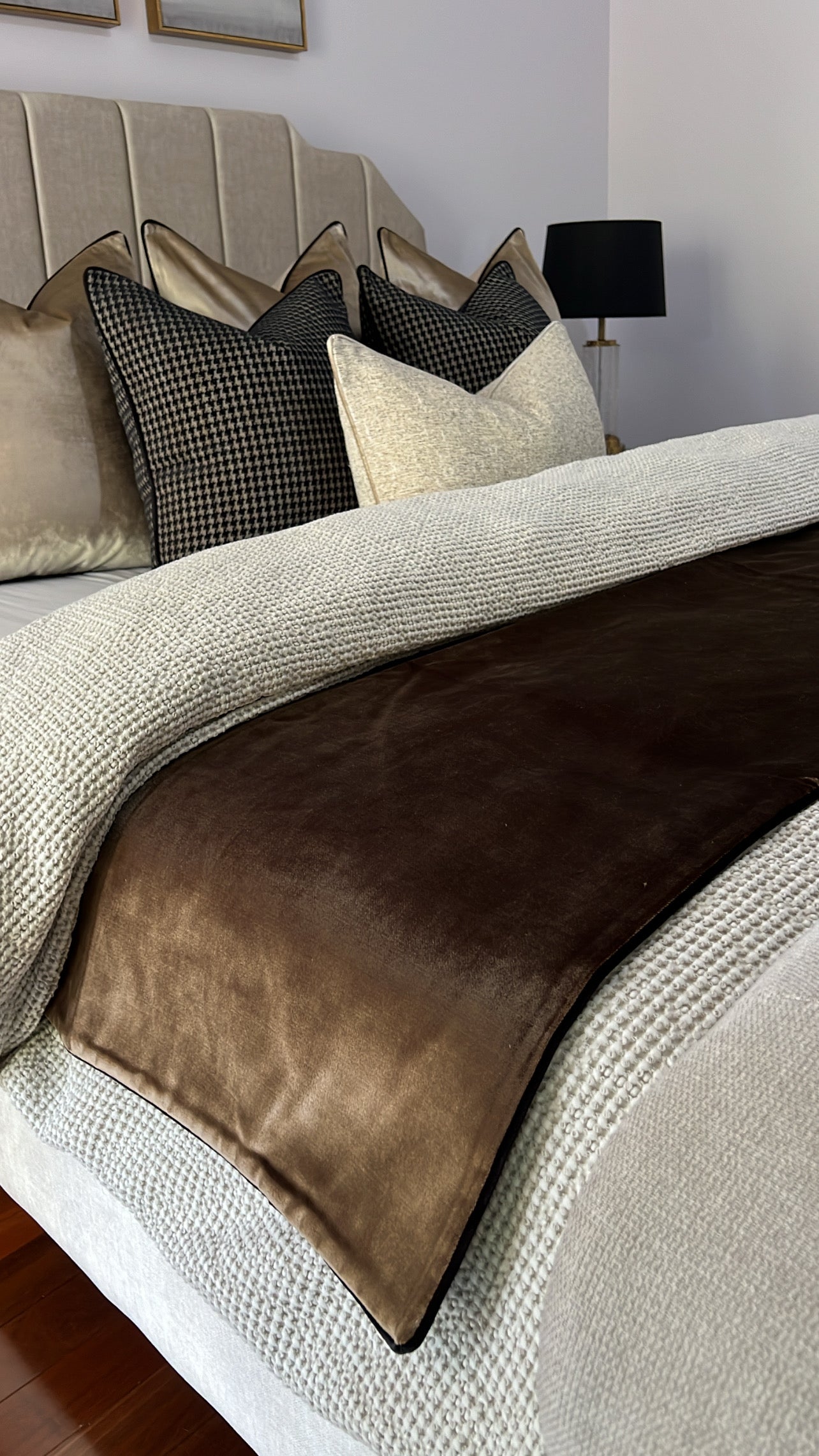 Royal luxe bronze throw 140x220cm