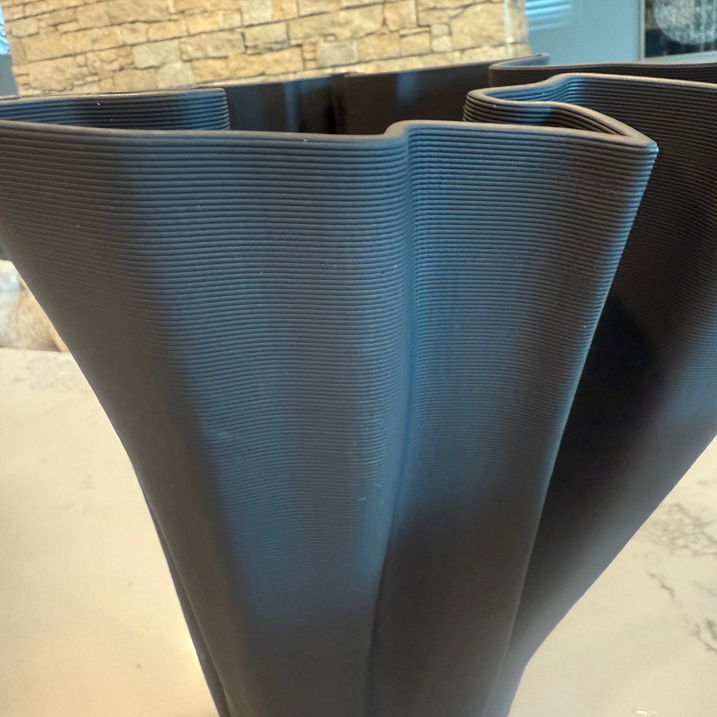 ceramic black vase - Luscious Homewares