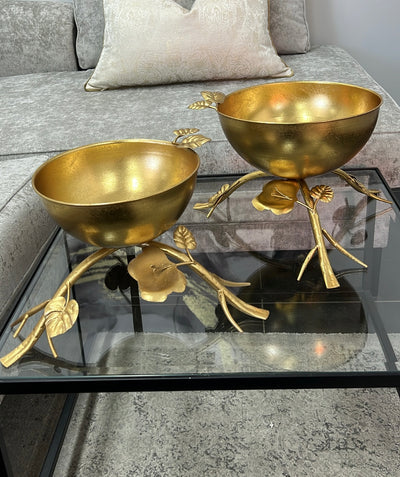 Janin Gold foil bowl - Luscious Homewares