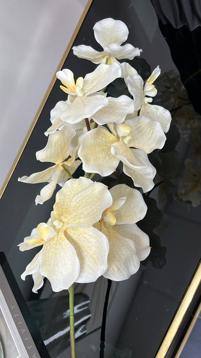 Angelican real touch yellow orchid 95 cm stem