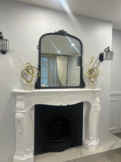 Mirano gold and white sculpture
