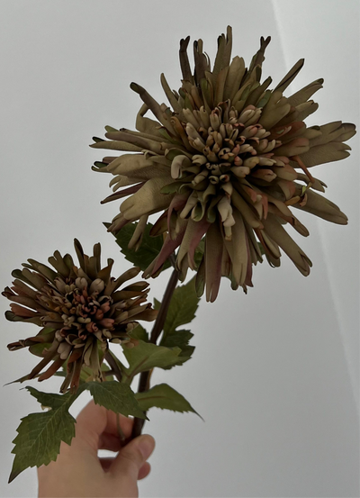 Dahlia artificial bloom stem