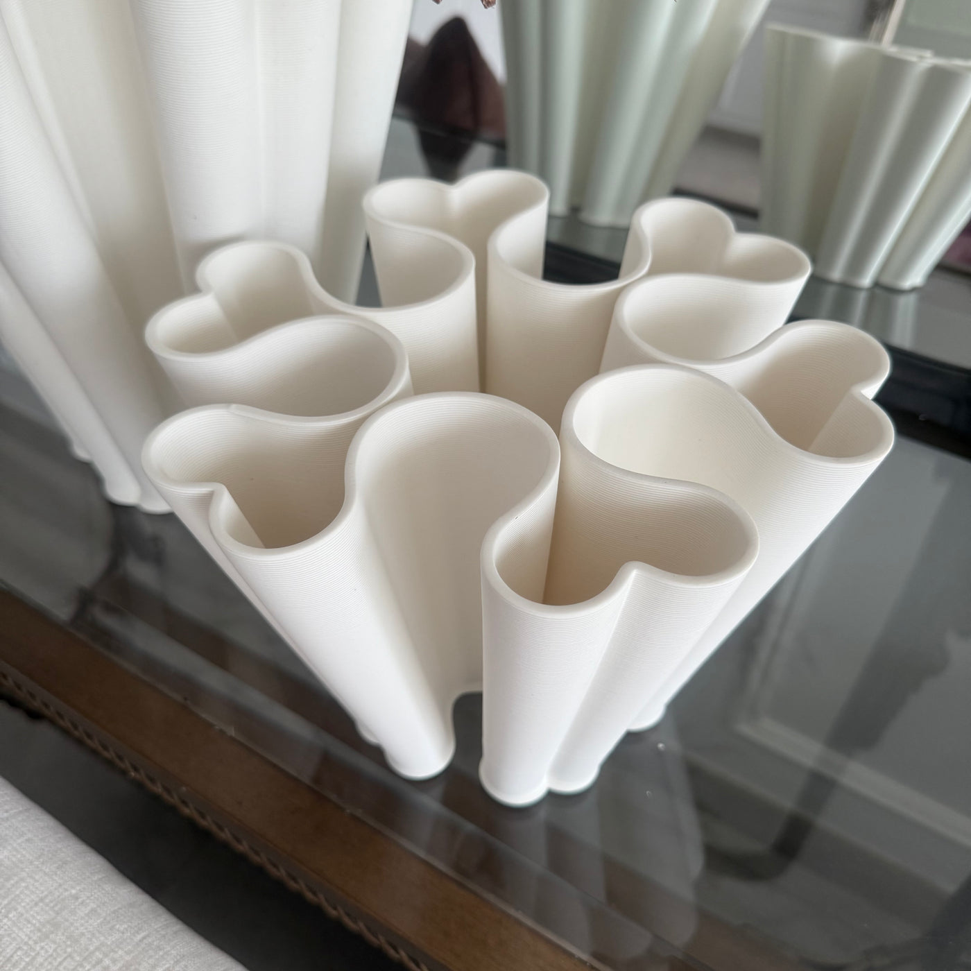 Flare ceramic  3d printed vase - Luscious Homewares