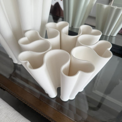 Flare ceramic  3d printed vase - Luscious Homewares