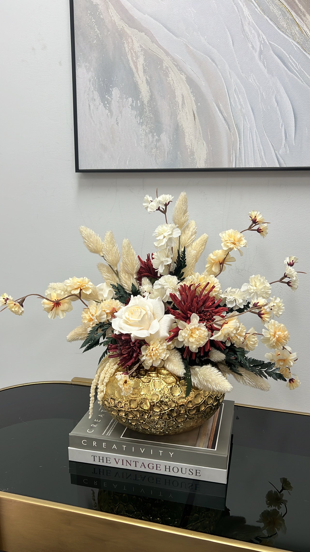 Radiant bloom floral arrangement - Luscious Homewares