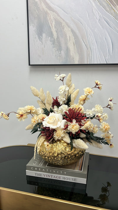 Radiant bloom floral arrangement - Luscious Homewares