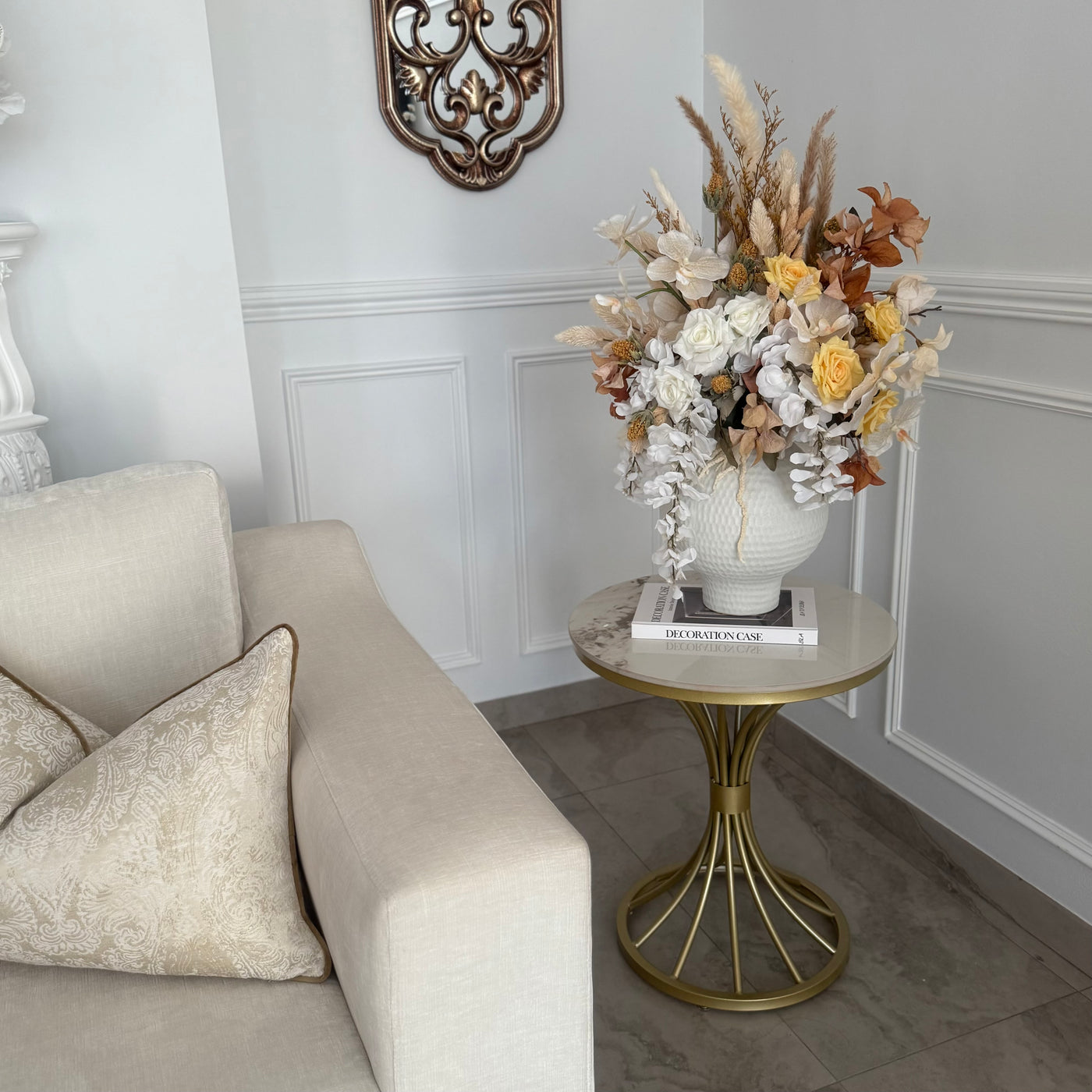 Alba bloom Floral Arrangement - Luscious Homewares