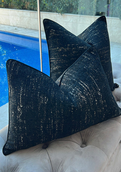Allure black & nude Cushion - Luscious Homewares