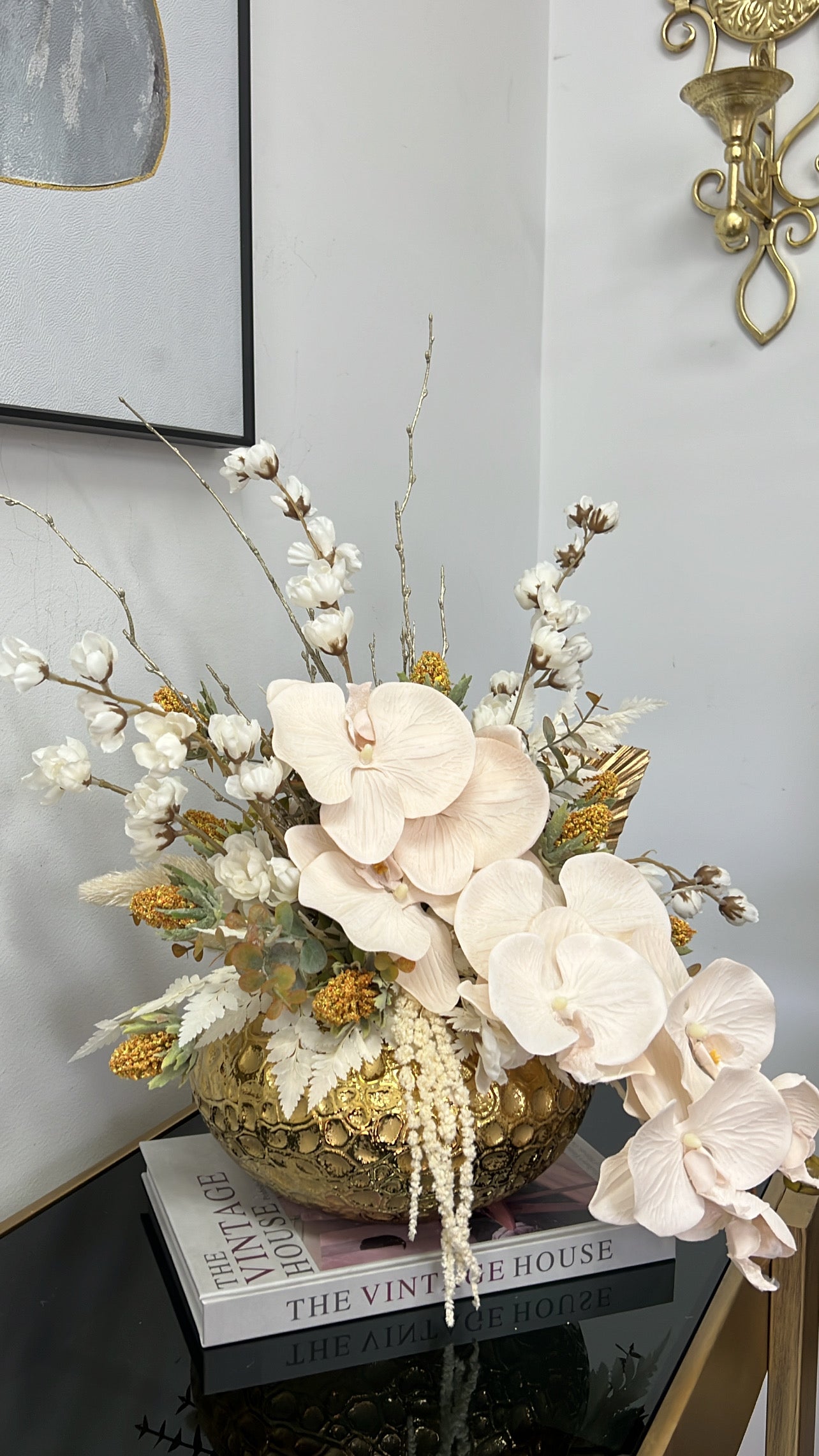 Halla bloom floral arrangement - Luscious Homewares