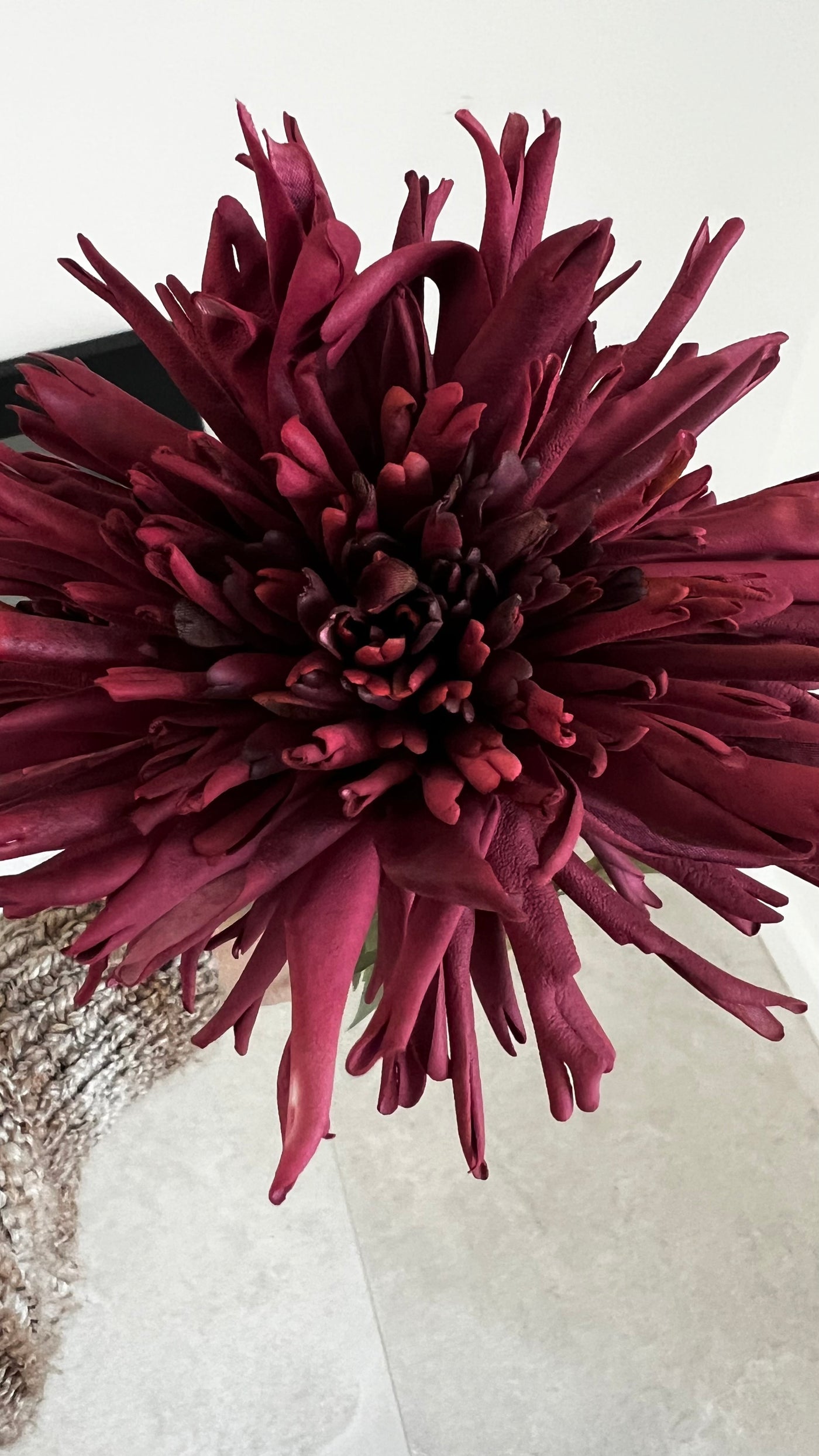 Dahlia artificial bloom stem