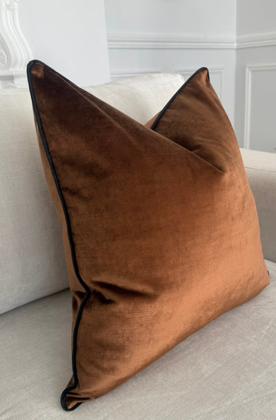 Royal luxe caramel cushion - Luscious Homewares