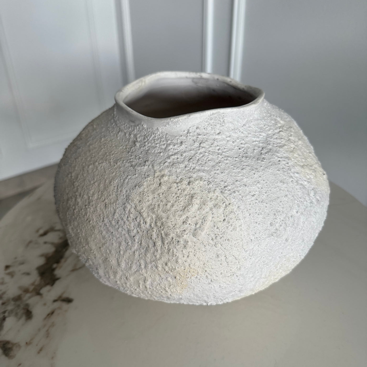 Textured Handmade ceramic vase - Luscious Homewares