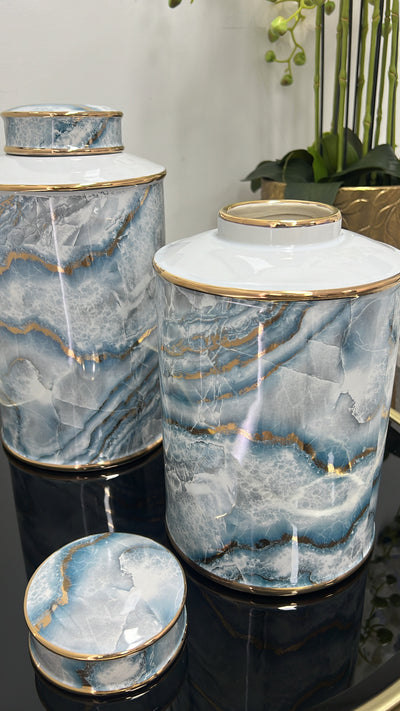 Nuray cylinder jars - Luscious Homewares