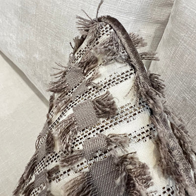 Dante taupe cushion - Luscious Homewares