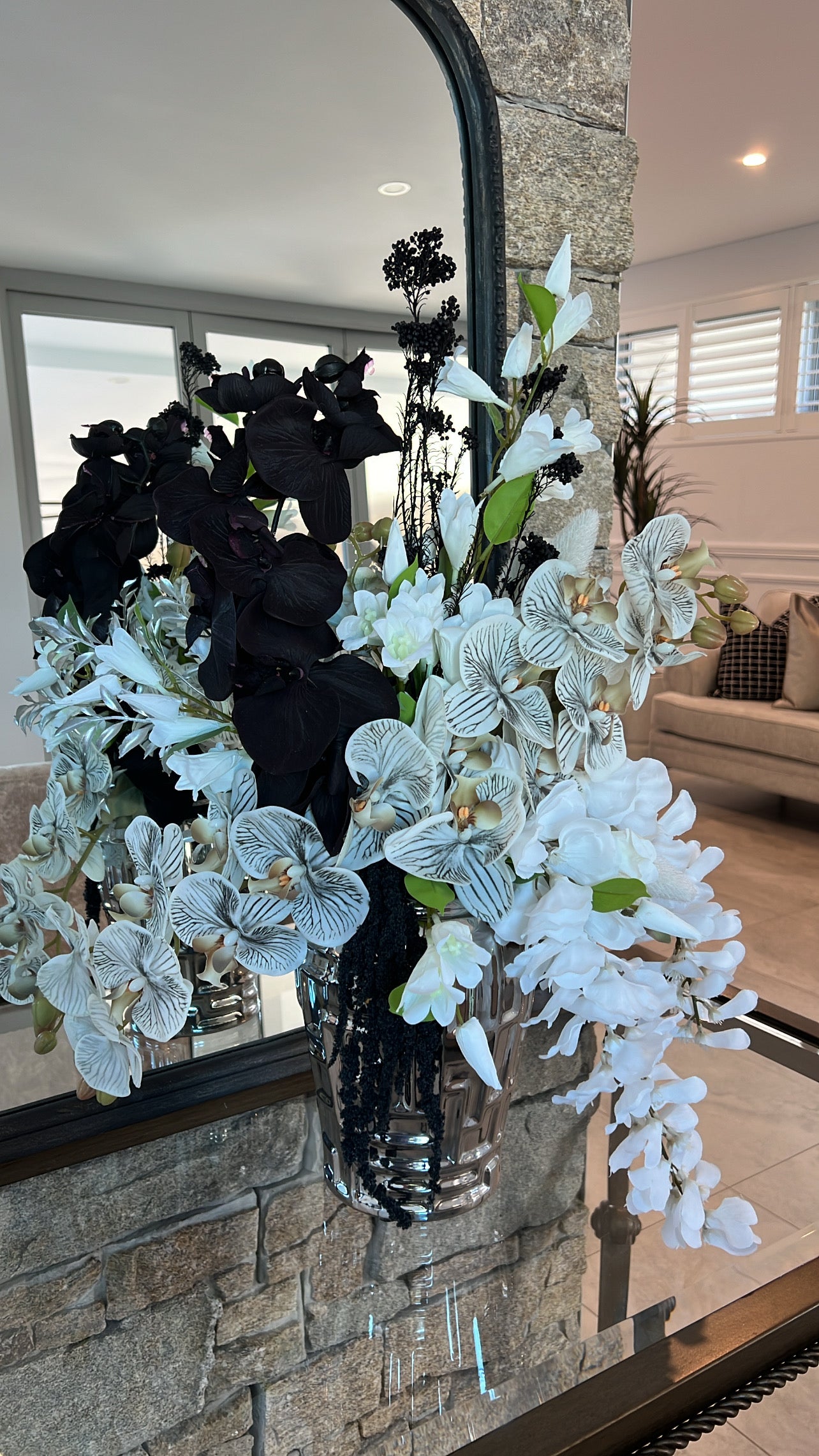 Dusk Floral Arrangement - Luscious Homewares