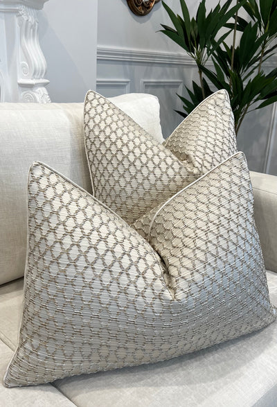 Milana ivory cushion - Luscious Homewares