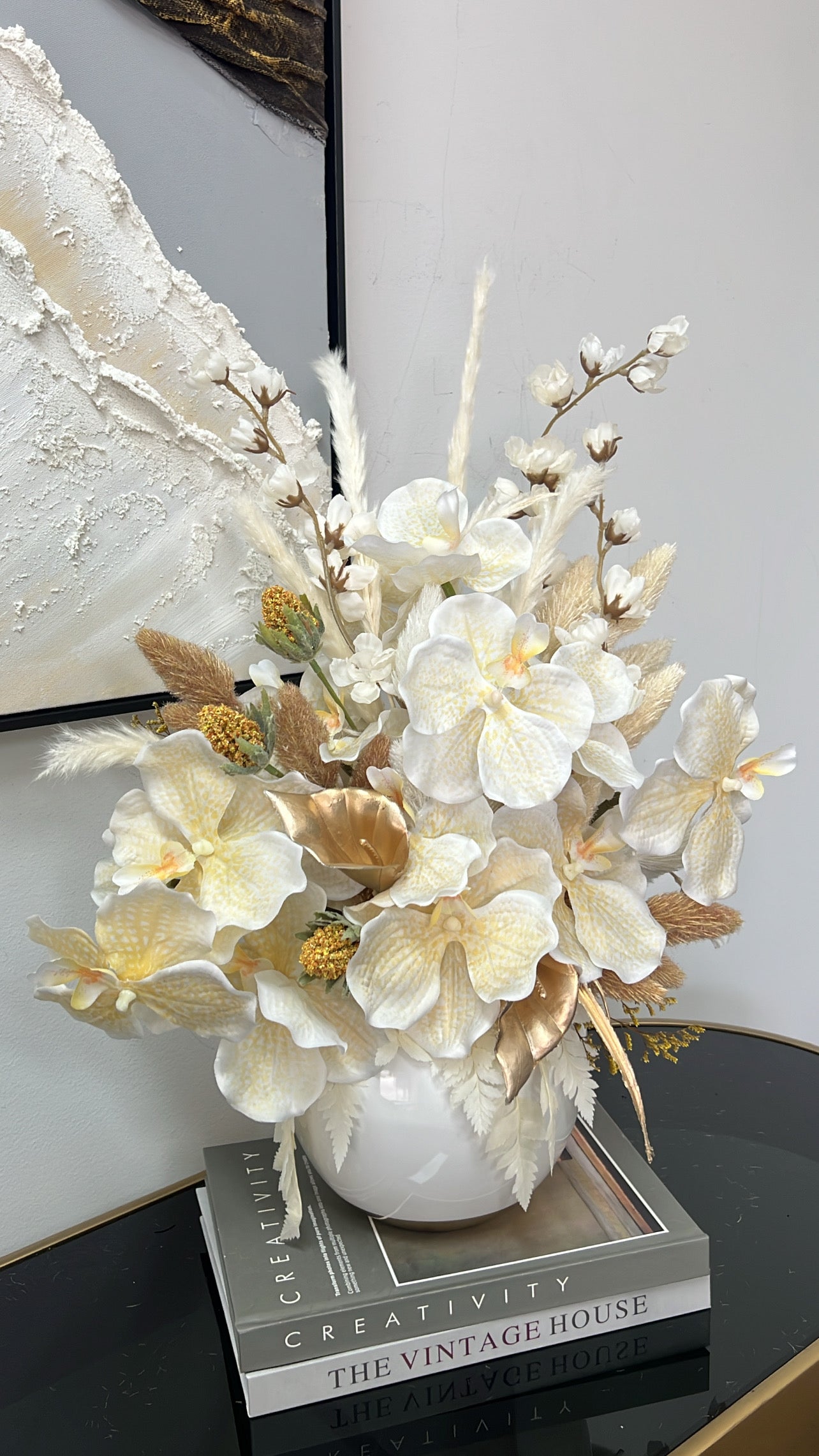 Yellow Bloom floral arrangement - Luscious Homewares