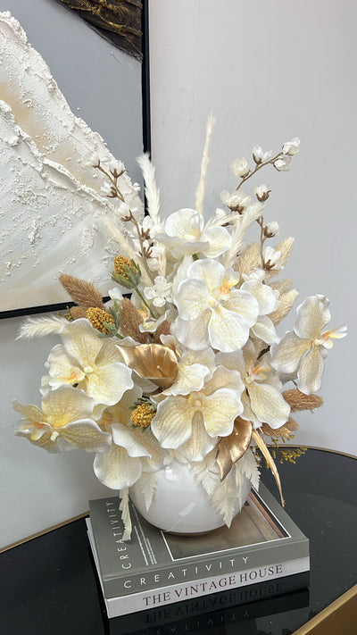 Yellow Bloom floral arrangement - Luscious Homewares