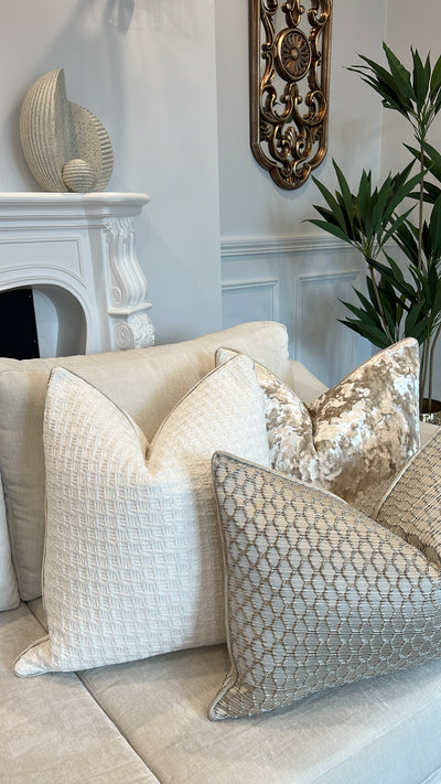 Ourania woven cushion - Luscious Homewares