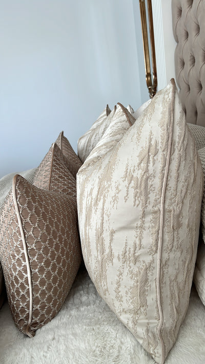 Cecilia ivory cushion - Luscious Homewares