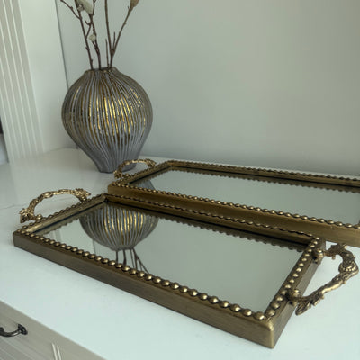 Regency ornate mirror tray